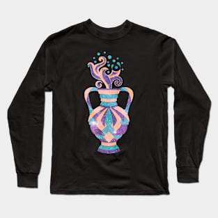 Aquarius Astrological Sign Long Sleeve T-Shirt